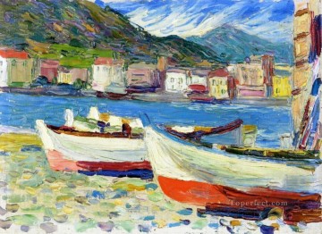  kandinsky pintura al %c3%b3leo - Barcos Rapallo Wassily Kandinsky